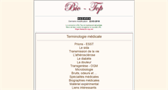 Desktop Screenshot of bio-top.net