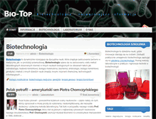 Tablet Screenshot of bio-top.pl